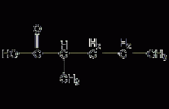 2-甲基戊酸结构式