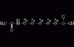 6-乙酰氨基己酸结构式