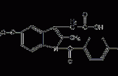 吲哚美辛结构式