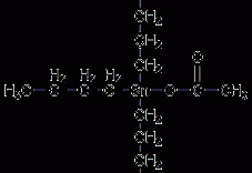 三正丁基乙酸锡结构式