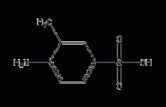 4-氨基-3-甲基苯磺酸结构式