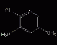2-氯-5-甲基苯胺结构式