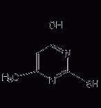 4-羟基-2-巯基-6-甲基嘧啶结构式
