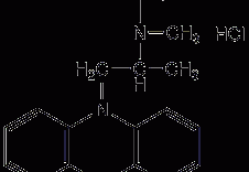 异丙嗪盐酸盐结构式