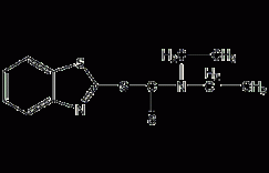 二乙基二硫代氨基甲酸-2-苯并噻唑酯结构式