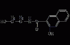 3-羟基-N-(2-羟乙基)-2-萘甲酰胺结构式