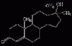甲睾酮结构式