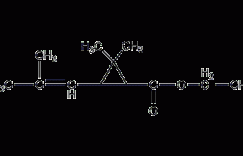 菊酸乙酯结构式