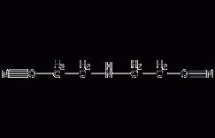 双(2-氰乙基)胺结构式