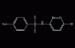 磺胺氯哒嗪结构式