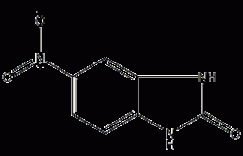 5-硝基-2-苯咪唑酮结构式