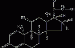 曲安西龙结构式