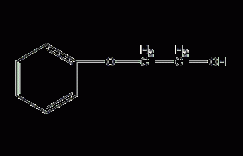 2-苯氧基乙醇结构式
