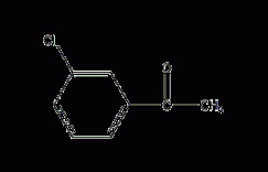 间氯苯乙酮结构式