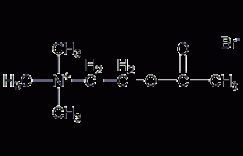 溴化乙酰胆碱结构式