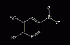 4-硝基邻甲酚结构式