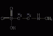 N-甲基牛磺酸结构式