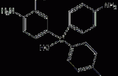 (4-氨基-3-甲苯基)-双(4-氨苯基)甲醇结构式