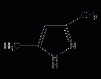 3,5-二甲基吡唑结构式