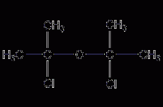 双(2-氯异丙基)醚结构式