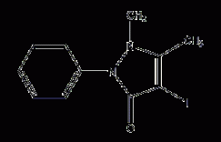 碘安替比林结构式