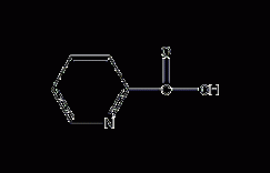 2-吡啶羧酸结构式
