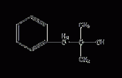 2-甲基-1-苯基-2-丙醇结构式