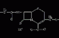 头孢噻吩钠结构式