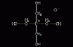 四(羟甲基)氯化磷结构式