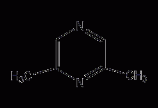 2-氨基-4-甲基嘧啶结构式