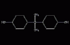 2,2-双(4-羟环己基)丙烷结构式