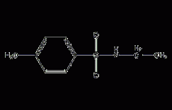 N-乙基对甲苯磺酰胺结构式