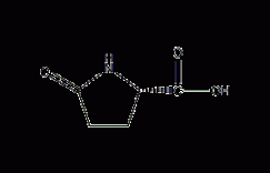 (S)-(-)-2-吡咯烷酮-5-羧酸结构式