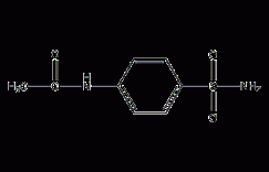 对乙酰胺基苯磺酰胺结构式
