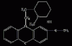 甲硫哒嗪盐酸盐结构式