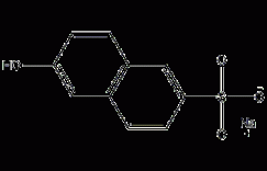 2-萘酚-6-磺酸钠盐结构式