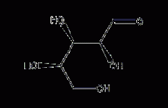 DL-树胶醛糖结构式